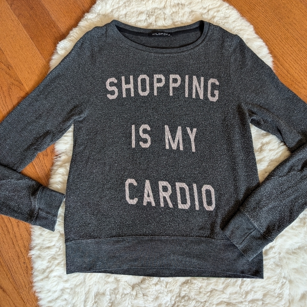 Wildfox shopping is my Cardio long sleeve tee xs